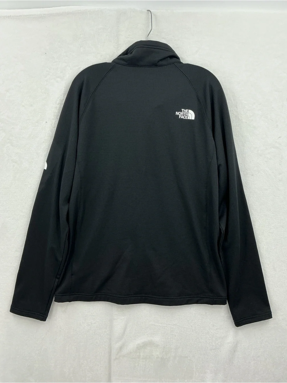 The North Face Black Textured Fleece Jacket 871